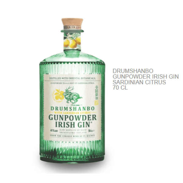 Drumshanbo Gunpowder Saidinian Citrus Irish Gin