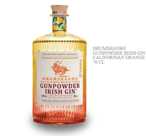 Drumshanbo Gunpowder Irish Gin California Orange